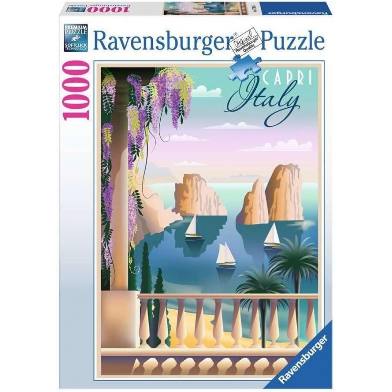 Ravensburger - Postcard from Capri 1000 Piece Jigsaw - Good Games