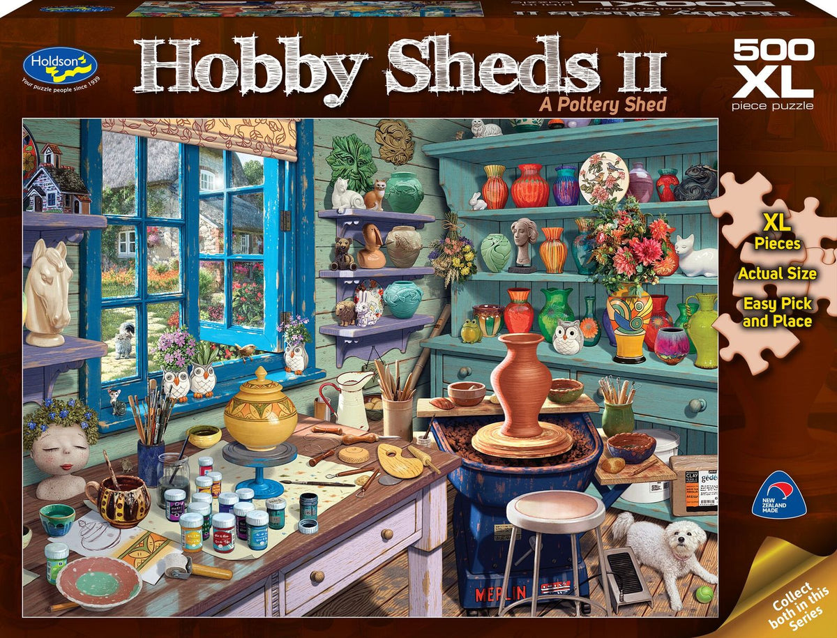Holdson - Hobby Sheds - Pottery Shed 500 XL Piece Jigsaw