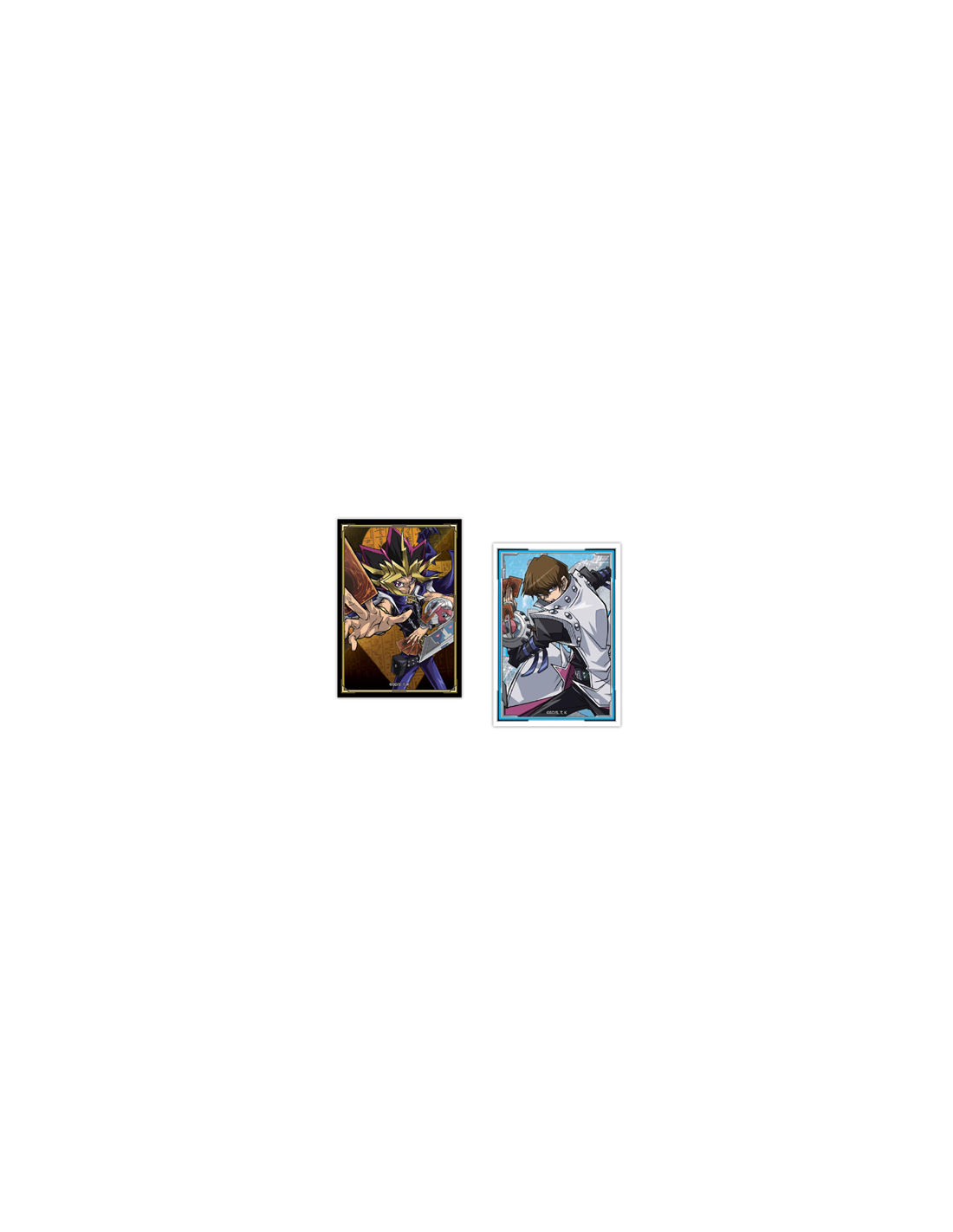 Yu-gi-oh! Accessories Yugi &amp; Kaiba Quarter Century Card Sleeves