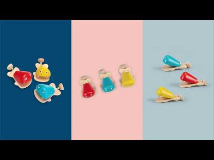 PlanToys - Fish Castanet (Orange)