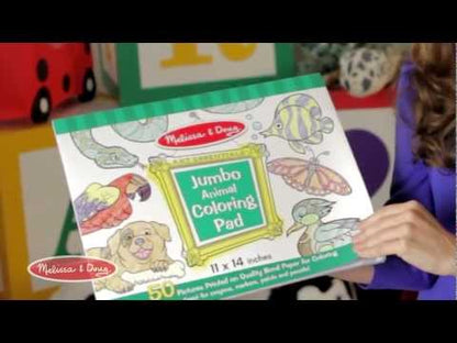 Melissa & Doug - Jumbo Colouring Pad - Princess & Fairy