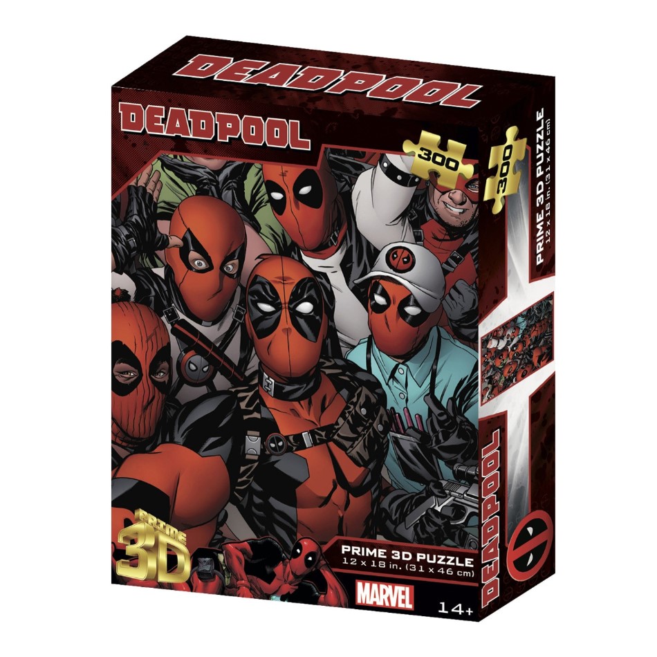 Prime3D Marvel Deadpool - 300 Piece 3D Jigsaw - Good Games