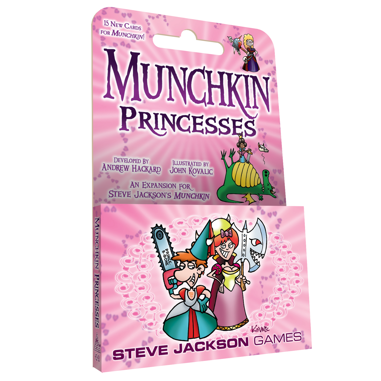 Steve Jackson Games Munchkin Princesses Expansion (2nd Edition) Card Game - Good Games