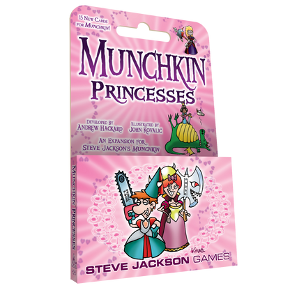 Steve Jackson Games Munchkin Princesses Expansion (2nd Edition) Card Game - Good Games