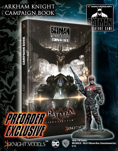 Batman Miniatures Game Campaign Book With Sniper Version Miniature - Good Games