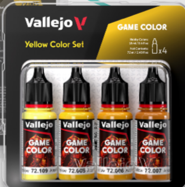 Vallejo Game Colour - Yellow Color Set - Good Games