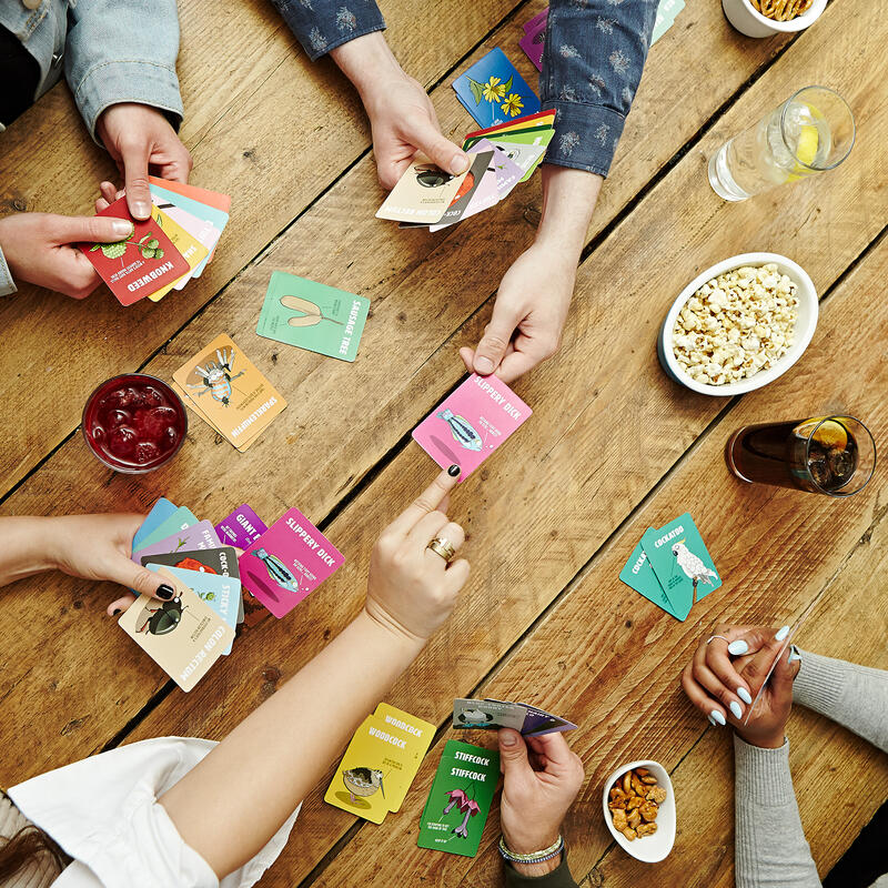 Detailed view of Don&#39;t Be a Dik Dik game tokens and pieces on playing surface