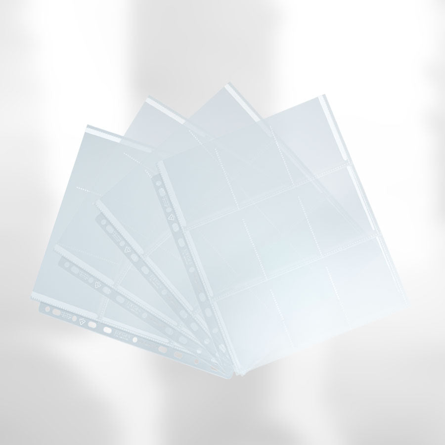 Gamegenic Ultrasonic 9 Pocket Pages Toploading clear product pack image