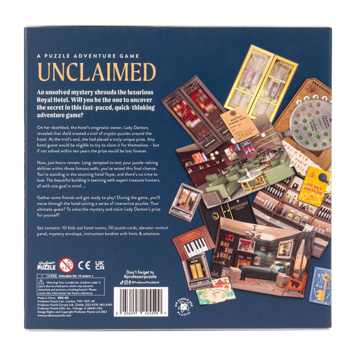 Unclaimed Mystery Game