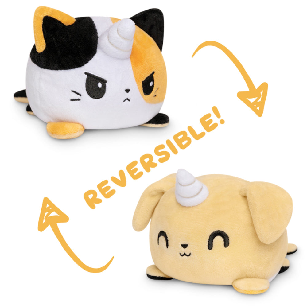 Reversible Kittencorn Plushie Yellow