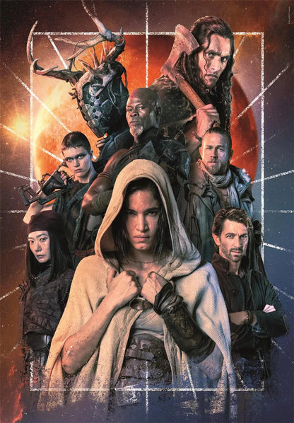 Rebel Moon puzzle compact 1 complete poster featuring characters artwork