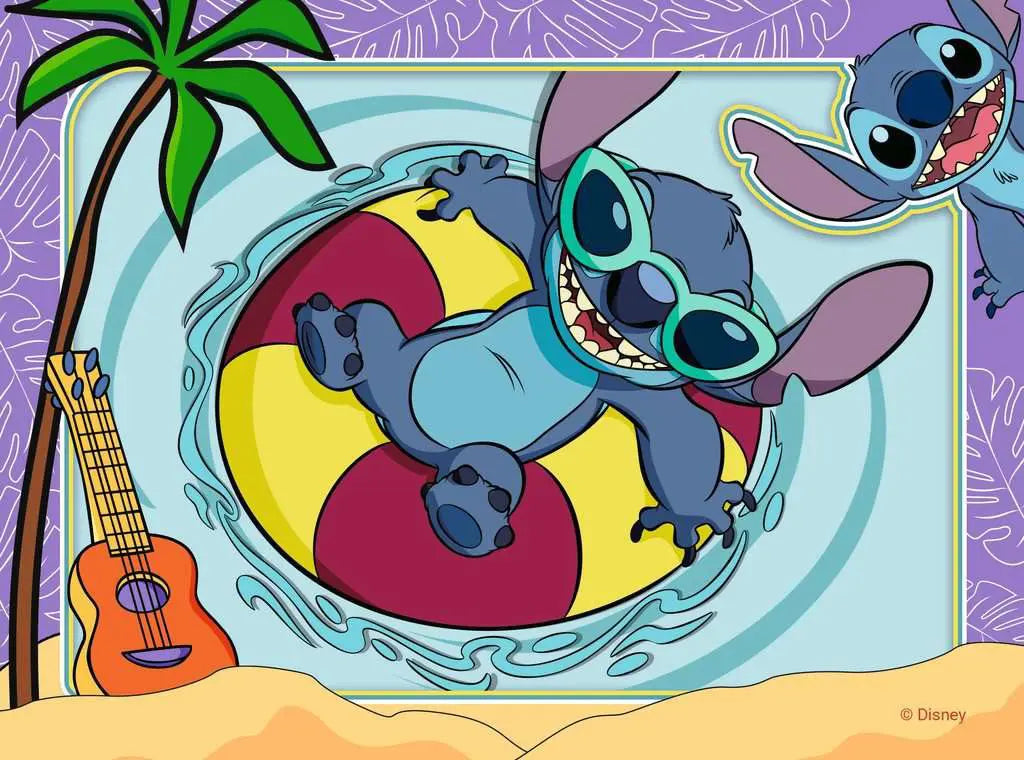 Ravensburger - Disney Stitch - Vacay Mode 4 in a Box - Good Games