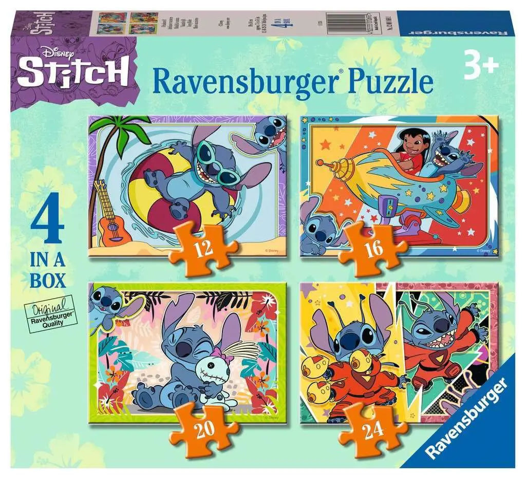 Ravensburger - Disney Stitch - Vacay Mode 4 in a Box - Good Games