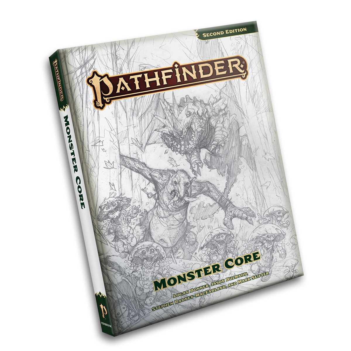 Pathfinder Second Edition - Remaster: Monster Core Sketch Cover