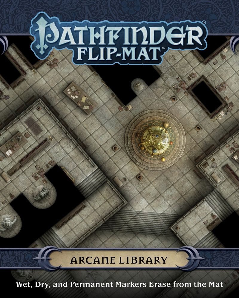 Pathfinder Flip Mat Arcane Library