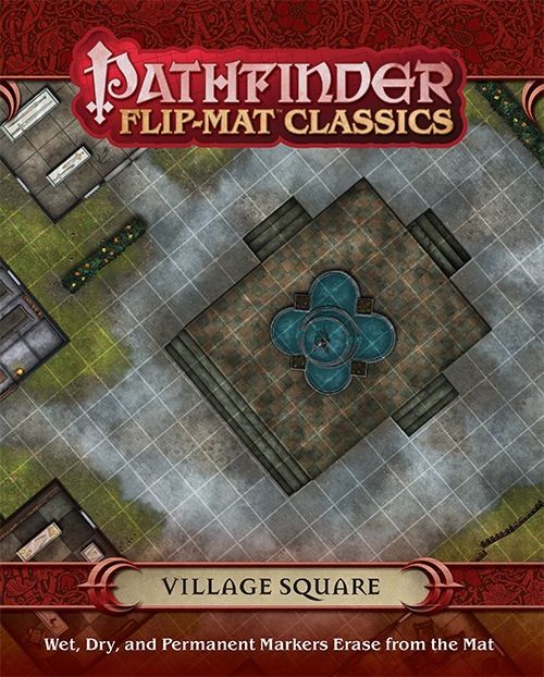 Pathfinder Flip Mat Classics Village Square - Good Games