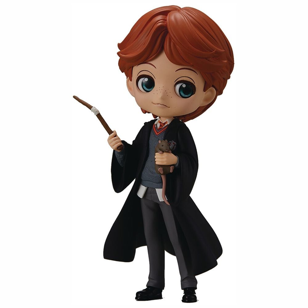 Harry Potter Q Posket-Ron Weasley With Scabbers - Good Games