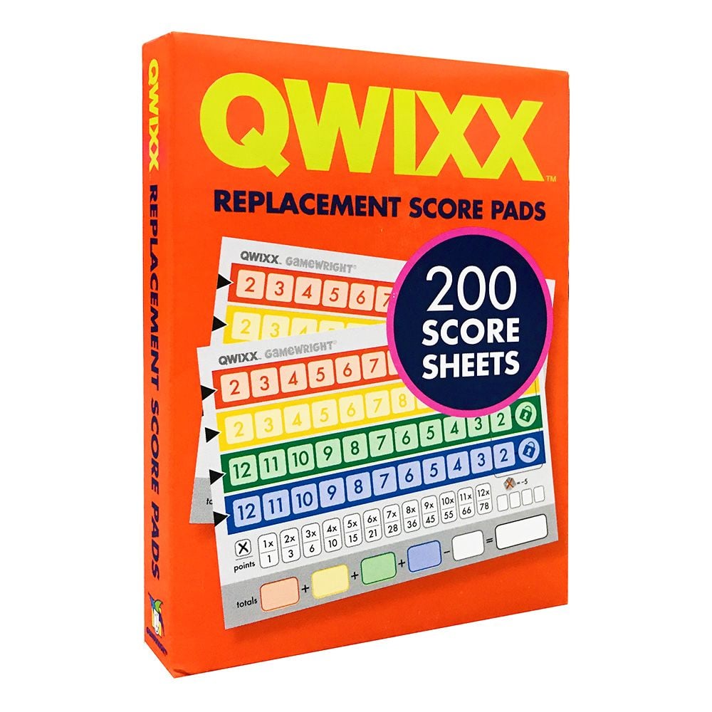 Qwixx Replacment Score Pads