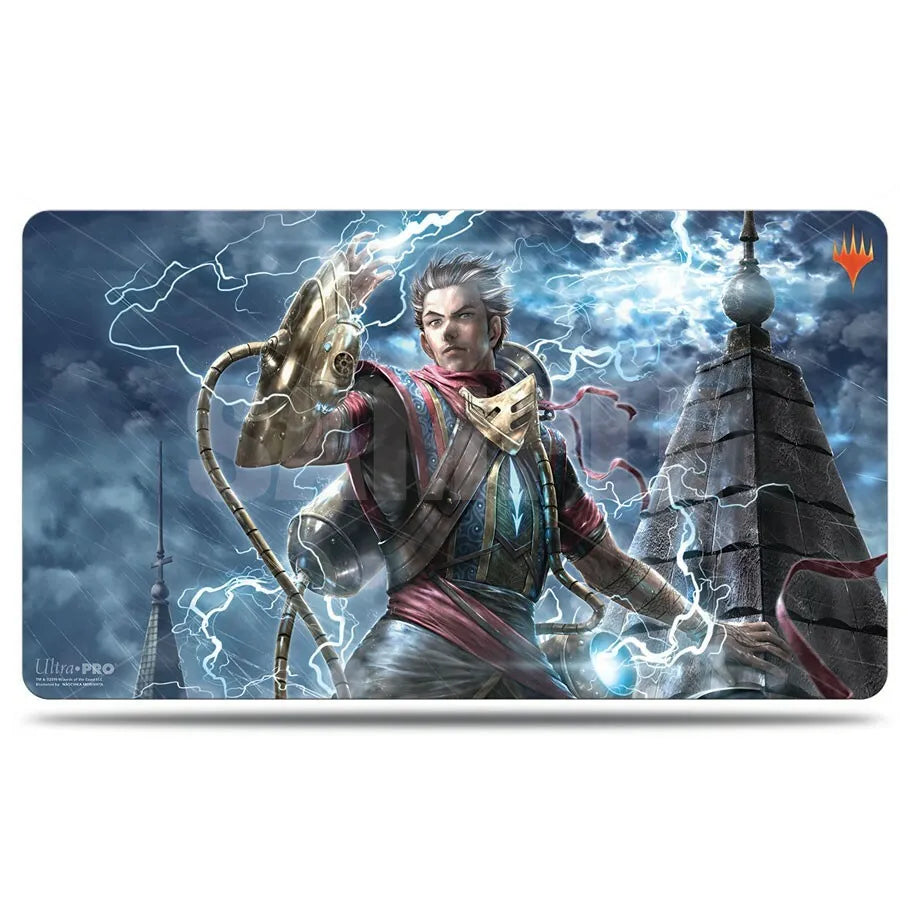 Magic: The Gathering - Playmat - War of the Spark Japanese Alt Art- Ral Zarek - Good Games