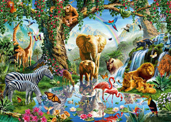 Ravensburger - Adventures in the Jungle 1000 Pieces