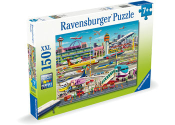 Ravensburger - Airport Central Puzzle 100 Pieces