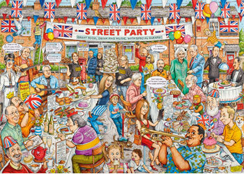 Ravensburger - Best of British: The Street Party 1000 Pieces