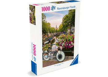Ravensburger - Bicycle and Flowers in Amsterdam 1000 Pieces