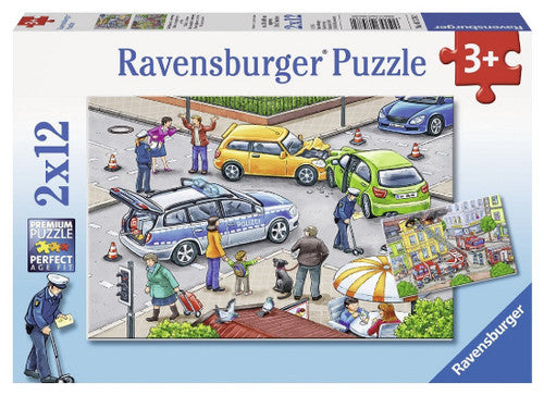 Ravensburger - Blue Lights on the Way 2x12 Piece Jigsaw - Good Games