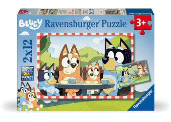 Ravensburger - Bluey Family Time Puzzle 2x12 Pieces