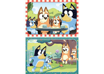 Ravensburger - Bluey Family Time Puzzle 2x12 Pieces