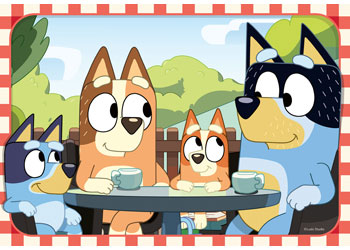 Ravensburger - Bluey Family Time Puzzle 2x12 Pieces