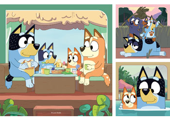 Ravensburger - Bluey's Adventures! Puzzle 3x49 Pieces