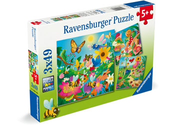 Ravensburger - Bugs Bugs Bugs Puzzle 3x49 Pieces