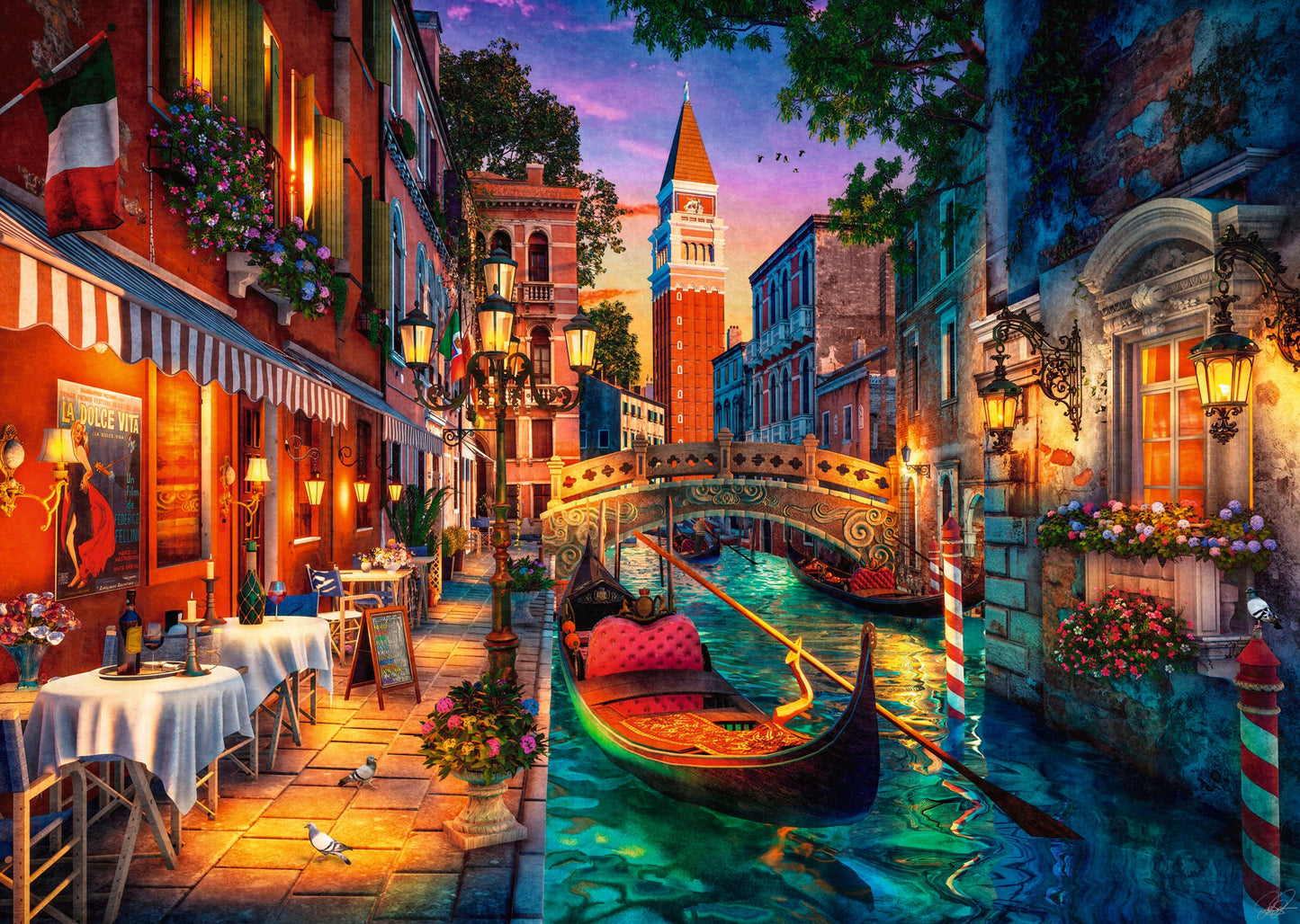 Ravensburger - Canal Cruise in Venice 1000 Pieces