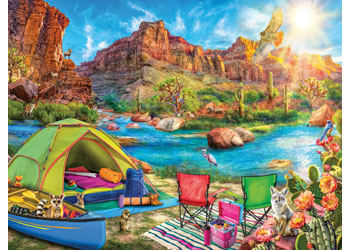 Ravensburger - Canyon Camping Puzzle 1500 Pieces