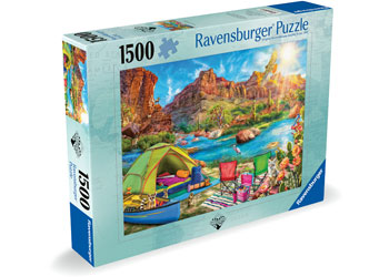 Ravensburger - Canyon Camping Puzzle 1500 Pieces