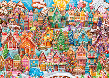Ravensburger - Christmas Cookie Village Puzzle 1000 Pieces