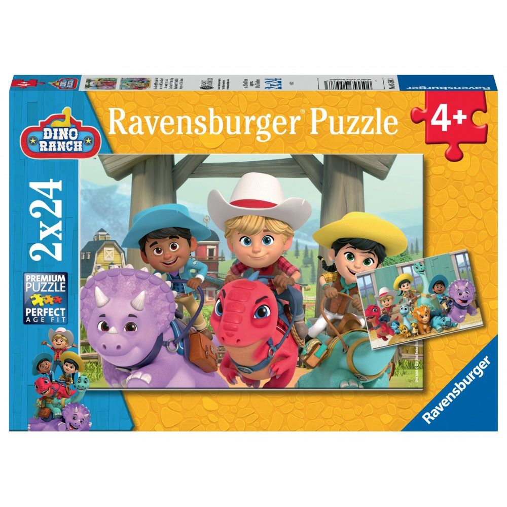 Ravensburger - Dino Ranch Friendship 2x24 Piece Jigsaw - Good Games