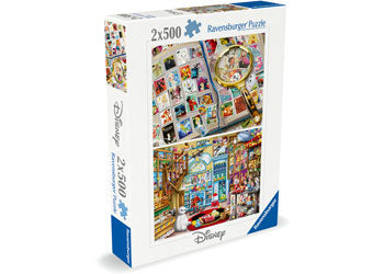 Ravensburger - Disney Stamps & Toys Puzzle 2x500 Pieces