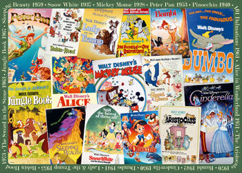 Ravensburger - Disney Vintage Movie Posters Puzzle 1000 Pieces