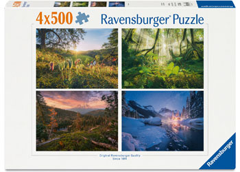 Ravensburger - Four Seasons Puzzle 4x500 Pieces