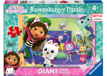 Ravensburger - Gabby's Dollhouse Giant Floor Puzzle 60 Pieces
