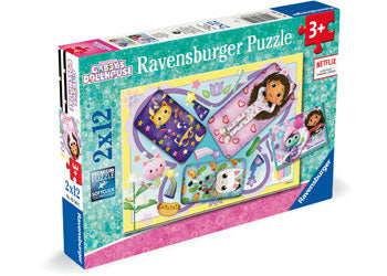 Ravensburger - Gabby's Dollhouse Magical Sleepover Puzzle 2x12 Pieces