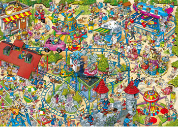 Ravensburger - Holiday Resort 4 Amusement Park Puzzle 1000 Pieces