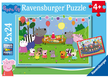 Ravensburger - Peppa Pig Puzzle 2x24 Pieces