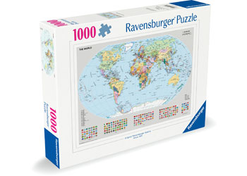 Ravensburger - Political World Map Puzzle 1000 Pieces