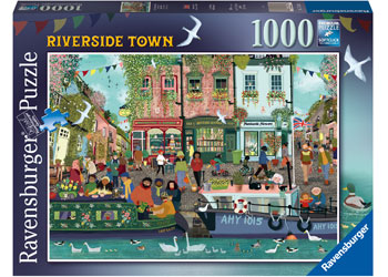 Ravensburger - Riverside Town 1000 Pieces