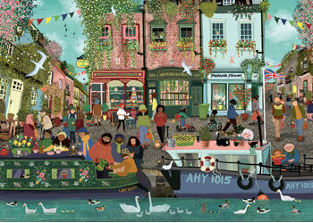 Ravensburger - Riverside Town 1000 Pieces