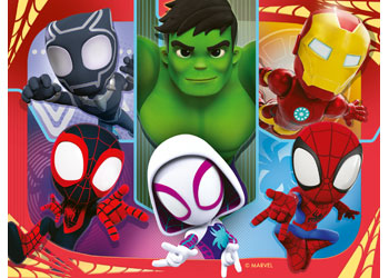 Ravensburger - Spiderman It's Spidey Time! Puzzle 12/16/20/24 Pieces
