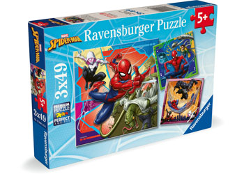Ravensburger - Spiderman It's Web-Slinging Time! 3x49 Pieces